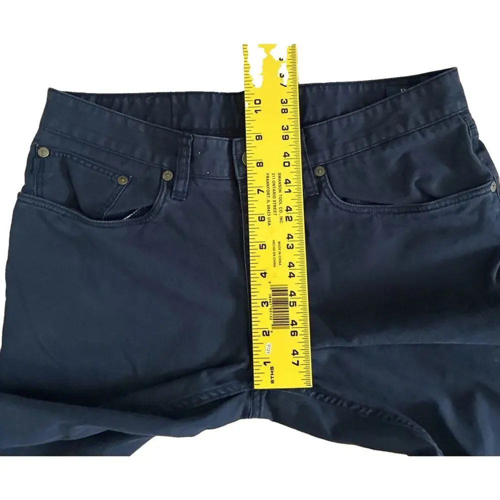 Polo Ralph Lauren Men's Size 30x30 Stretch Slim Fit Leather Patch Chino Pants